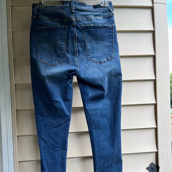 Abercrombie Ripped Denim Skinny Jeans - Picture 2 of 3